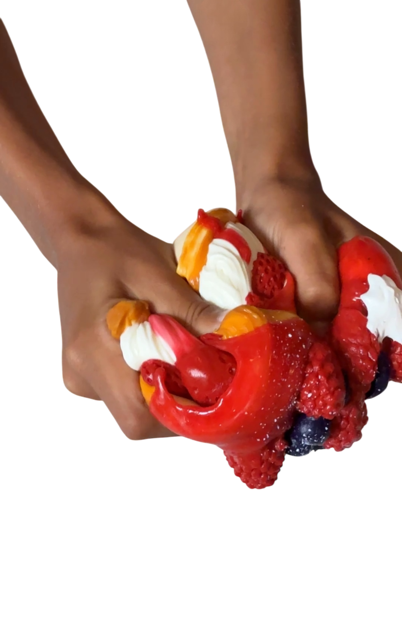 Creamy Berry Cherry Cake