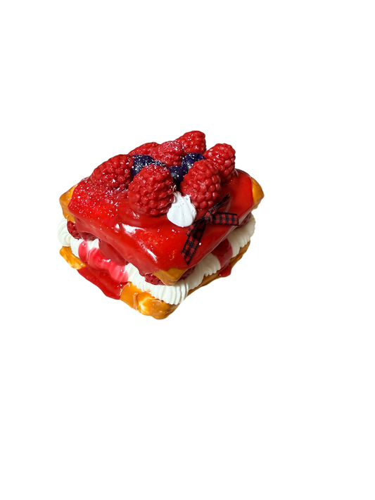 Creamy Berry Cherry Cake