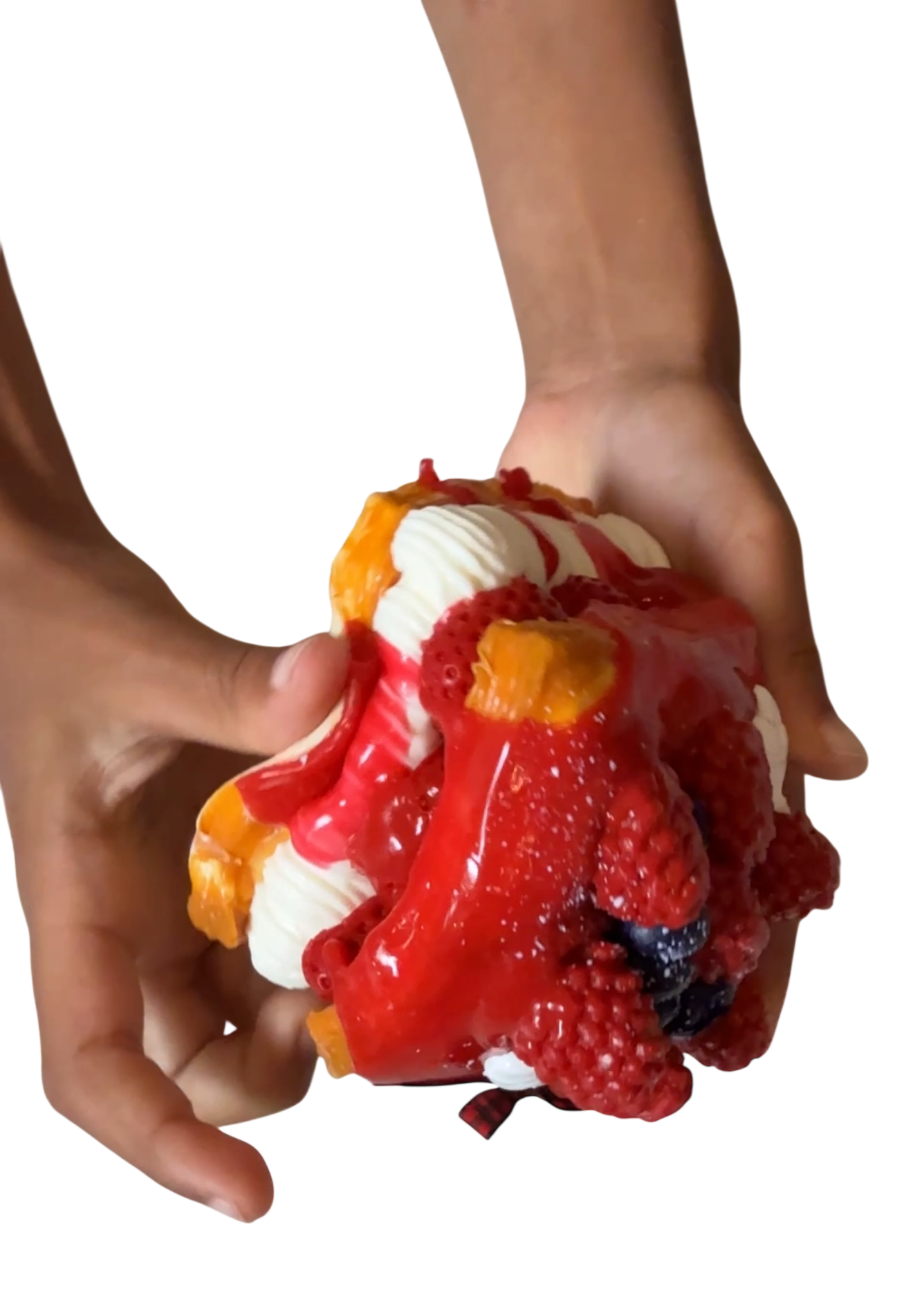 Creamy Berry Cherry Cake