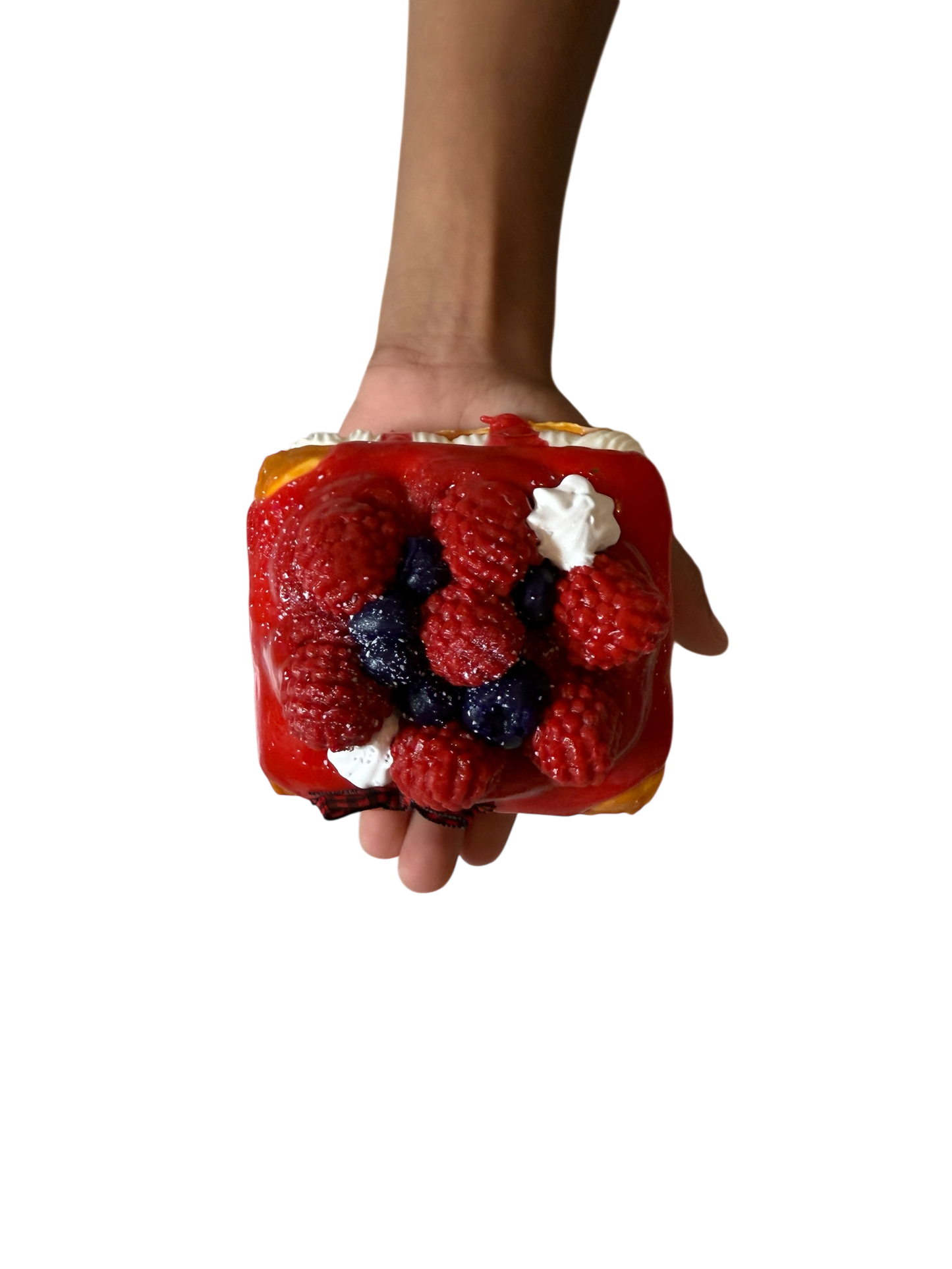 Creamy Berry Cherry Cake