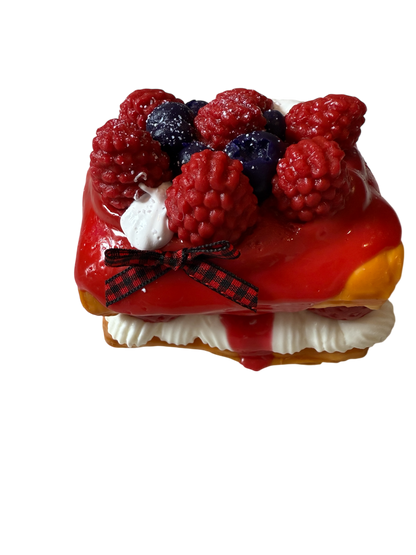 Creamy Berry Cherry Cake