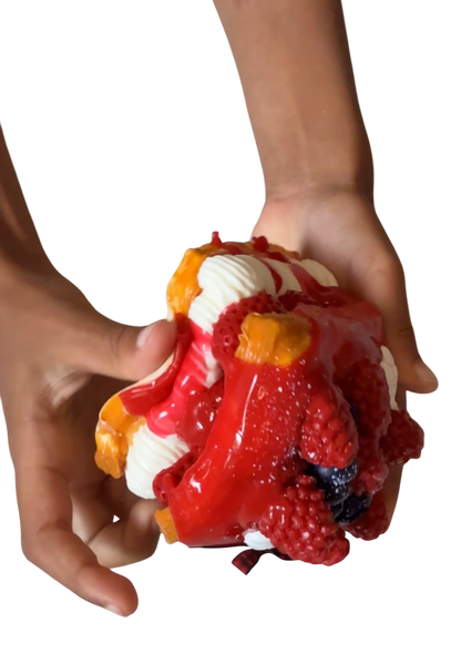 Creamy Berry Cherry Cake